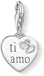 Thomas Sabo Damen-Charm Anhänger Herz TI AMO, 1406-001-12