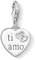 Thomas Sabo Damen-Charm Anhänger Herz TI AMO, 1406-001-12