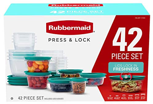 Rubbermaid 42-piece Press & Lock Food Storage Set