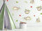 GRAZDesign Wandtattoo Kinderzimmer Babyzimmer Junge Baby | Faultiere | Wanddeko Wandsticker Tiere grün Jungen | Wandaufkleber selbstklebend als Set Größe 57x80cm