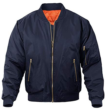 MAGNIVIT Men's Jacket Spring Fall Windbreakers Pilot Bomber Coat Military Jackets