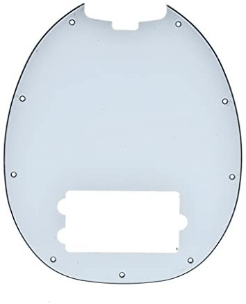 KAISH Bass-Schlagbrett, passend für Musicman Classic 4-saitige StingRay Bassmodelle, Weiß, 3-lagig
