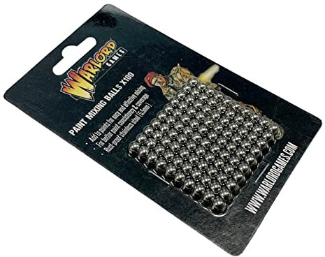 Warlord Games Paint Mixing Balls x100 (Stainless Steel) for Mixing Model Paints