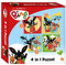 Bing - 4-in-1 Puzzles, Four Fun Puzzles at Different Levels - 1 Set