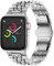 Tasikar Correas Compatible con Correa Apple Watch 49mm 46mm 45mm 44mm 42mm, Pulsera de Repuesto de Metal de Acero Inoxidable Compatible con Apple Watch Ultra Series 10 9 8 7 6 5 4 3 2 1 SE (Plata)