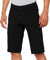 100% MTB WEAR Unisex Ridecamp Shorts W/Liner Black-36 Pants, Schwarz, 36