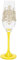 Hand Painted Gold Regal Damask Pattern Champagne Flute, 220ml, Gift Boxed