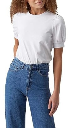 Vero Moda Damen Vmkerry 2/4 O-Neck Top VMA Noos Shirt, Bright White, XL EU