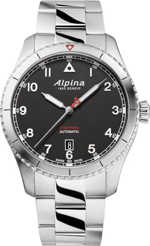 Alpina Herren Automatik Analog Armbanduhr Startimer Pilot