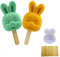 Alihoo Moules à glace en silicone - Réutilisable - Moule à glace en silicone - Sans BPA (1 lapin)