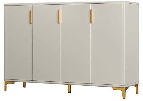 YSUEFIJO Mueble Aparador Comedor, Alacena de Cocina Aparador, Armario Ropero Pequeno, Aparador Cocina Rustico, Estante Ajustable, Armario Multifuncional, para Salón y Cocina