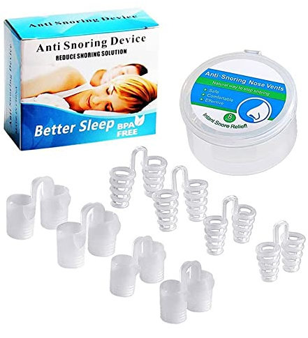 BARAC Dilatador Nasal Antironquidos, Alivio Contra Congestión Nasal y Apnea Del Sueño, Para Respirar Bien Dormir Bien, Hombre y Mujer, (8 tamaños diferentes)