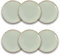 ARCA, Servizio di Piatti, Set di 6 Piatti Piani, Realizzati in Melamina, Set per la Tavola, Colore Acqua Marina, Collezione Tierra, 28x2 cm