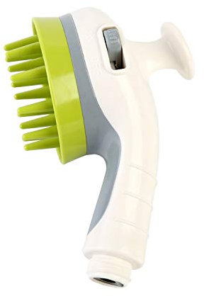 ERYUE Pet Combing Duschsprayer,Pet Combing Shower Sprayer Wassersprinklerbürste für Hunde und Katzen Handheld-Duschkopf mit weichen Nadeln