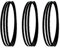 3 pièces lames de scie à ruban 1510x9.5x0.35mm 6TPI outils de travail du bois accessoires coupe du bois