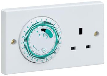 Greenbrook 24 Hr Mechanical Timer Socket Replacement 13A Socket -15 Min Segments