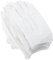 Hoement 12 Paar Handschuhe Grüne Zeltheringe Spa-Handschuh aus Baumwolle Schmuckhandschuh Paraffinbadefäustlinge Wachsbadefäustlinge pädiprotect schutzzelt handpflege Baumwollgarn Weiß