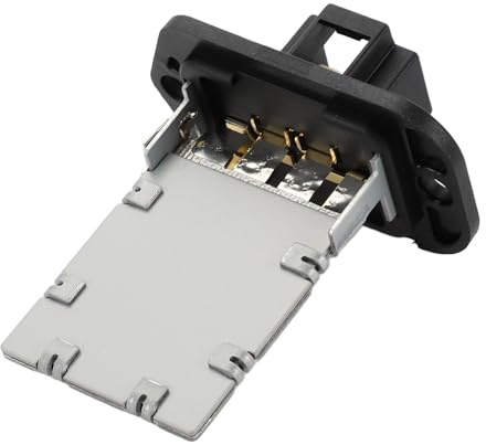 Hihaha HVAC Blower Motor Resistor for Kia Picanto 2004-2020 1 Pc Black | Radiator Fan Resistor, Heater Blower Resistor, Metal ABS, 1 Pcs, Black