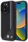 BMW Hülle kompatibel mit iPhone 16 Pro Max Back-Cover hul - Meshed Tricolor - Hülle kompatibel mit Stripes Magsafe - Schwarz