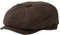TOP-EX L/XL/XXL Merinowolle Schiebermuetze Herren 8 Panel Peaky Fischgräten Tweed Retro Schiebermütze Schlägermütze Gatsby Cap Warme Wintermütze Vintage Golf Fahrermütze 95574_Braun-Fischgrätenmu XXL