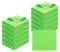 PATIKIL Eyeglass Microfiber Cleaning Cloth 7x6, 50 Pack Glasses Cleaning Cloth Soft Wipe Screen Cloth for Camera Lens Eyeglasses Screens in Individual Vinyl Pouch, Green