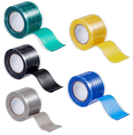 NICENEEDED 5 Stück Griffband Für Kajak/Sup Paddel Reparaturband Für Silikon Sanitärschläuche Wasserdichtes Selbstverschmelzendes Anti Rutsch Gummiband