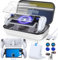 KOVA 13 in 1 Accessories Set for PlayStation Portal Remote Play, Carrying Case, TPU Cover with Kickstand, Portable Charging Dock, 2 Screen Protectors, 4 Thumb Grips, Earbud Headphones for PS5 Portal