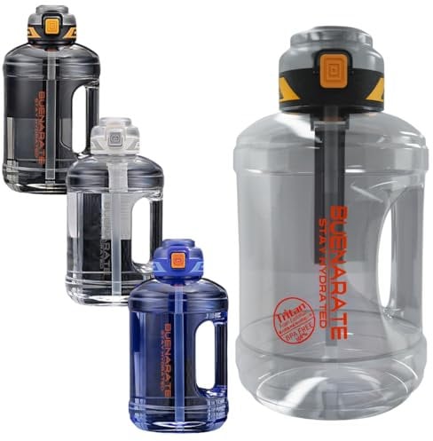 Botella TRITAN, Botella agua gimnasio, botella de agua deportiva, antigoteo y doble sistema para beber. Apertura rápida con un solo dedo y cierre de seguridad. LIBRE DE BPA Y BPS.
