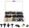 64 Sätze Blechmutter Schraube Mutter Clip Kit, Auto Body Undertray Fen-der Schrauben, Metall U Typ Befestigungsclip, Kotflügelclip Blechmuttern Kunststoff Montage Set für Befestigen & Reparieren