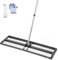 VEVOR Rastrello Livellatore per Prato con Manico Regolabile Lunghezza 2130 mm, Piastra di Base da 254 x 914 mm, Livellatore per Terreno in Metallo Antiruggine Rastrello per Campo da Golf, Giardino