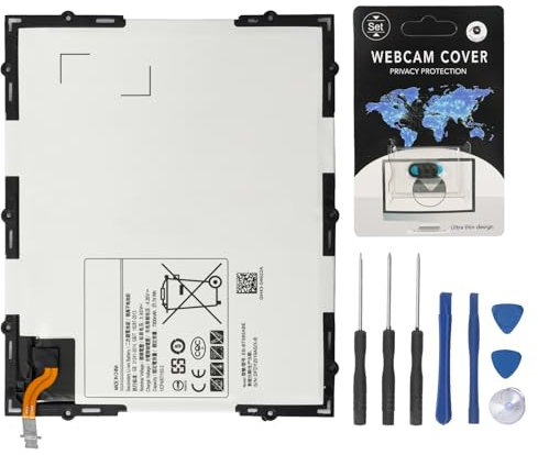 Oyomba EB-BT585ABE EB-BT585ABA - Batería para tablet Samsung Galaxy Tab A 10.1 2016 SM-T580 SM-T585 SM-T585C SM-P580 SM-T587 SM-T587P