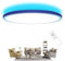 MILFECH 24W LED Deckenleuchte Dimmbar mit Fernbedienung, Deckenlampe RGB Farbwechsel 3000K-6000K 3200LM Rund für Schlafzimmer Kinderzimmer Küche Wohnzimmer (Weiß)