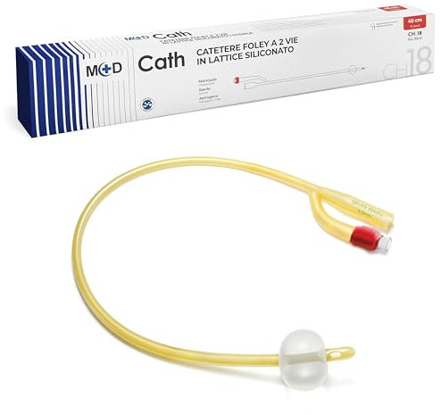 Catet Foley Lattice siliconato a 2 vie 18CH Vol. 30 ml STERILE (Confezione da 10 pz)