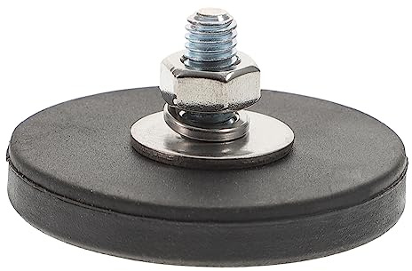 ERINGOGO Gummierte Starke Haftkraft Magnetischer Montagesockel Ømm Mit Außengewinde Kratzfest Für Lichtleisten Kamera Halterung Werkzeug Befestigung