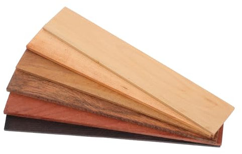 NUOBESTY 2 Sätze Rosenholzbretter Streifen Planke Ersatz Gartenbank Hartholz Möbel Im Freien Lamellen Bänke Texturiert Zeder Bilderrahmen Bausatz Selber Machen Holzlatten 6 Stück * 2