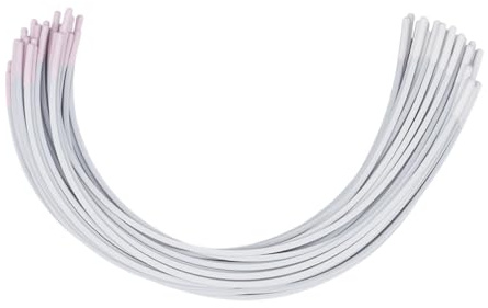 OLYCRAFT 24 Pair Metal Bra Wire Replacement Sturdy Bras Supporters Sewing Supplies Bras Replacement Cup Accessory Carbon Steel Bra Wires Replace Sturdy Supporters for Underwiring Replace