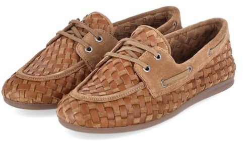 BULLBOXER 6YY0950402 3300 Herren Mokassins/Bootsschuhe Leder in braun - Gr. 37