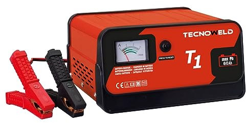 Akku-Ladegerät TEC 1-12 V – Kfz-Ladegerät bis zu 40 Ah – Wärmeschutz und Verpolungsschutz