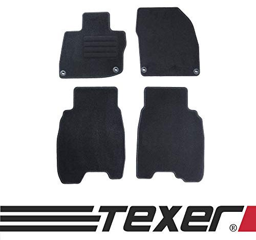 Car Mat Co TEXER Textil Fußmatten Passend für Honda Civic VIII Schrägheck 5-türig Bj. 2006-2011 Basic