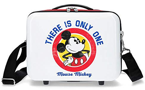 Disney Mickey Magic Trousse de toilette adaptable Blanc 29x21x15 cms ABS
