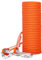 ENJOHOS 8mm Kletterseil, Sicherheitsseil mit Schraubkarabiner, Klettergurt Sicherungsseil Tragegewicht 950kgfür Wanderung Bergsteigen Camping Baumklettern (Orange, 10 M)