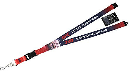 PSG UFC McGregor Face Off Schlüsselband, Schwarz, Größe S (PSGLS0466275)