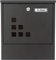 VERDA Designer Briefkasten mit Zeitungsfach, XL Postkasten, Wandbriefkasten, Mailbox, 2X Schlüssel, einfache Montage, Sichtfenster, Anthrazit (SN3656-1)