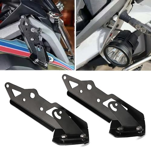 QJY-Motor Part-Store R1200GS R1250GS Motorrad Nebelscheinwerfer Halterung für R 1250 GS Adventure 2019 2020 2021 R 1200 GS LC/ADV 2014 2015 2016 2017 2018