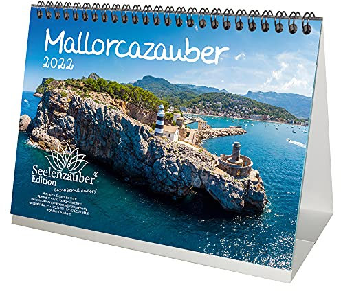 Mallorcazauber DIN A5 Tischkalender für 2022 Mallorca - Seelenzauber