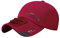 Perfeclan Verano con Pilas Ventilador de Enfriamiento Béisbol Al Visera para Sombrero Carga USB Protección Solar Sombreros para Mujeres Hombre, Rojo vino