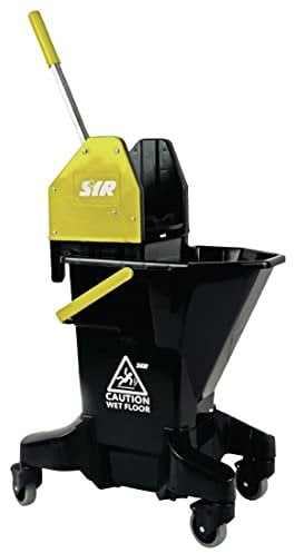 SYR Long Tall Sally Recycled Plastic Mop Bucket and Wringer 16Ltr Yellow