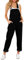 Roskiky - Salopette casual da donna in denim elasticizzato, con tasche, S