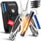 AVENTURIS® Multitool-Feuerstahl-Set, Survival-Outdoor- Ausrüstung für jede Situation 21 Funktionen Multitool werkzeug kombiniert mit Feuerstahl als set. Ein Outdoor-messer mit feuerstahl xxl