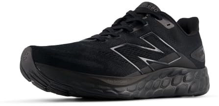 New Balance Herren Fresh Foam 680 v8 Laufschuh, Black/Phantom/Black Metallic, 44 EU